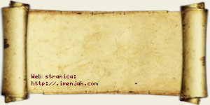 Nevena Stojmenović vizit kartica